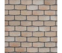 Плитка Фасадная битумная, HAUBERK камень Травертин (2.2 кв. м)