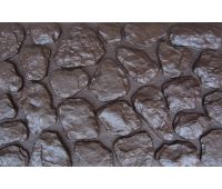 Фасадные панели Камень мелкий Коричневый Фасадные панели Камень мелкий Коричневый