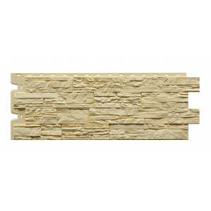 Фасадные панели (цокольный сайдинг) , Алтай Кремовый от производителя  Docke по цене 552 р