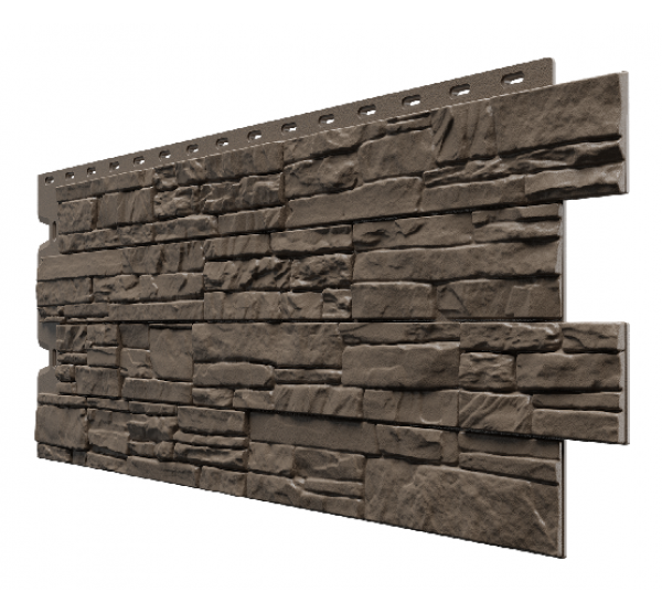 Фасадные панели (цокольный сайдинг) , Алтай Шоколад от производителя Docke по цене 552 р Фасадные панели (цокольный сайдинг) , Алтай Шоколад от производителя Docke по цене 552 р