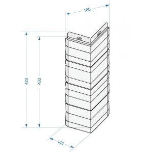 Угол наружный коллекция Алтай Кремовый от производителя Docke по цене 560 р Угол наружный коллекция Алтай Кремовый от производителя Docke по цене 560 р