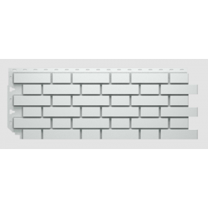 Фасадные панели Flemish (гладкий кирпич) Белый от производителя Docke по цене 570 р Фасадные панели Flemish (гладкий кирпич) Белый от производителя Docke по цене 570 р