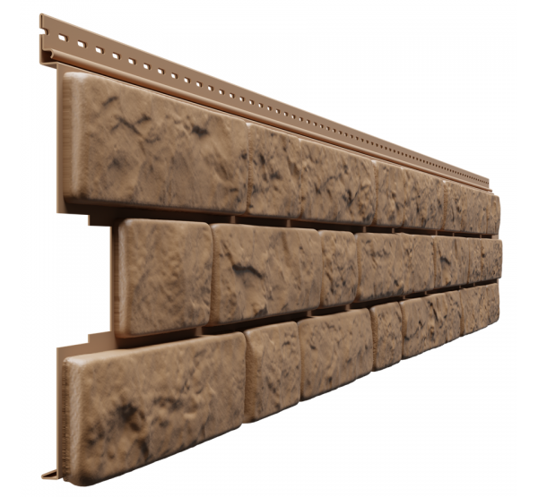 Фасадные панели - серия LUX BERGART под камень Лесной фундук от производителя Docke по цене 402 р Фасадные панели - серия LUX BERGART под камень Лесной фундук от производителя Docke по цене 402 р