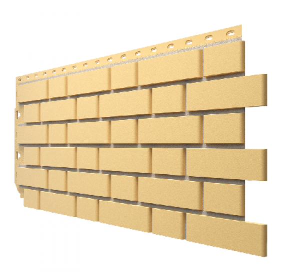 Фасадные панели Flemish (гладкий кирпич) Желтый от производителя Docke по цене 570 р Фасадные панели Flemish (гладкий кирпич) Желтый от производителя Docke по цене 570 р