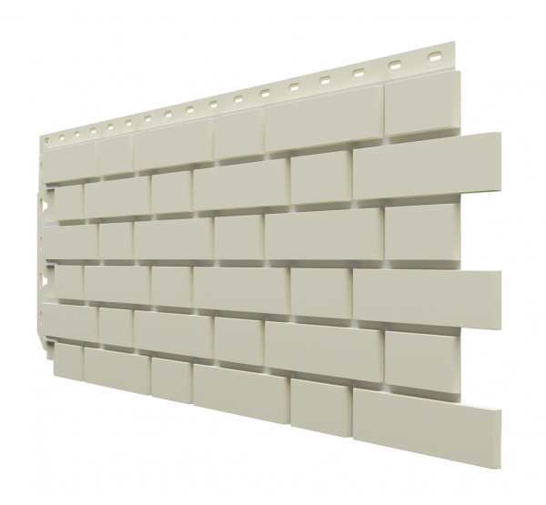 Фасадные панели Flemish (гладкий кирпич) Молочный от производителя Docke по цене 570 р Фасадные панели Flemish (гладкий кирпич) Молочный от производителя Docke по цене 570 р