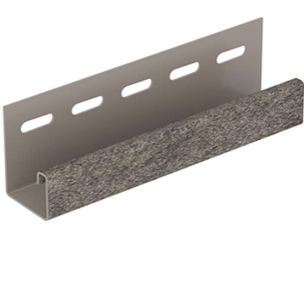 J-планка Стоун-хаус Сланец Бежевый от производителя Ю-Пласт по цене 350 р J-планка Стоун-хаус Сланец Бежевый от производителя Ю-Пласт по цене 350 р