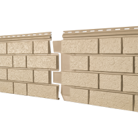 Фасадная панель Стоун Хаус S-Lock Клинкер Песочный Фасадная панель Стоун Хаус S-Lock Клинкер Песочный