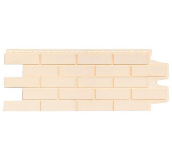 Фасадная панель Стандарт клинкерный кирпич Бежевый от производителя Grand Line по цене 499 р Фасадная панель Стандарт клинкерный кирпич Бежевый от производителя Grand Line по цене 499 р