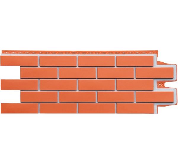 Фасадные панели Премиум клинкерный кирпич Терракотовый (Коралловый) от производителя  Grand Line по цене 614 р