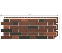 Фасадные панели Flemish (гладкий кирпич) Красный пестрый Фасадные панели Flemish (гладкий кирпич) Красный пестрый