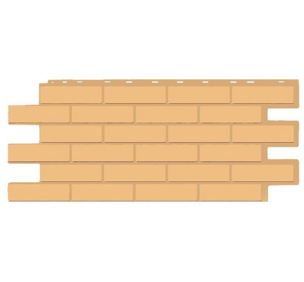 Фасадные панели СЕРИЯ кирпич Модерн Эко - Крем от производителя Т-сайдинг по цене 520 р Фасадные панели СЕРИЯ кирпич Модерн Эко - Крем от производителя Т-сайдинг по цене 520 р