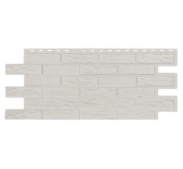 Фасадные панели СЕРИЯ кирпич Саман Эко - Уайт от производителя Т-сайдинг по цене 520 р Фасадные панели СЕРИЯ кирпич Саман Эко - Уайт от производителя Т-сайдинг по цене 520 р