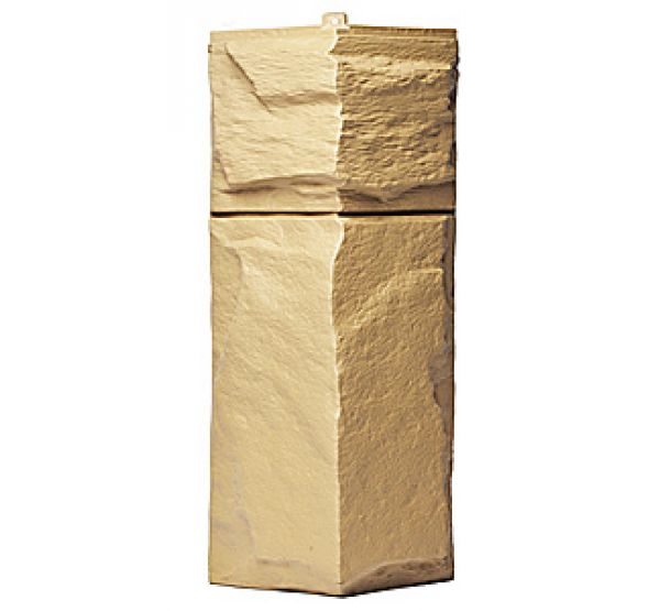 Угол Гранит Леон - Жёлтый от производителя Т-сайдинг по цене 380 р Угол Гранит Леон - Жёлтый от производителя Т-сайдинг по цене 380 р