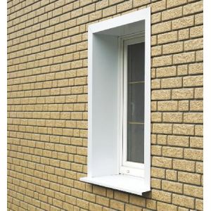 Фасадная панель Стоун Хаус - Кирпич с декорированным швом Песочный от производителя  Ю-Пласт по цене 683 р