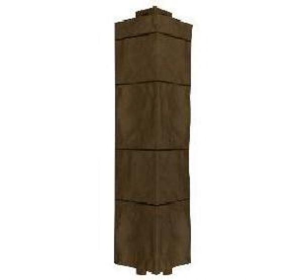 Угол наружный для Цокольного сайдинга Коричневый от производителя Canada Ridge по цене 220 р Угол наружный для Цокольного сайдинга Коричневый от производителя Canada Ridge по цене 220 р