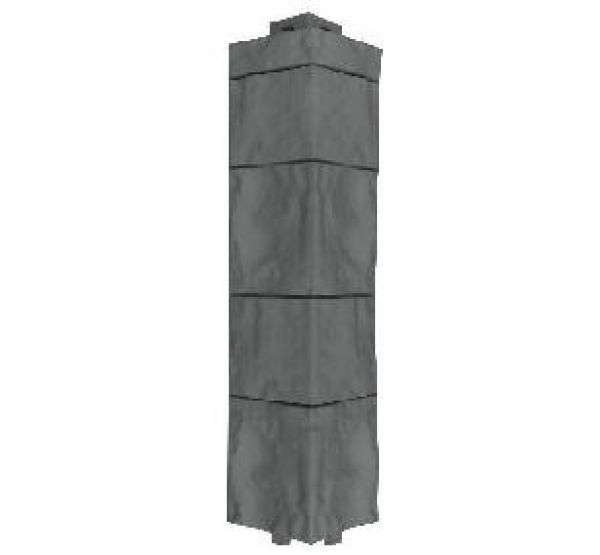 Угол наружный для Цокольного сайдинга Тёмно-серый от производителя Canada Ridge по цене 220 р Угол наружный для Цокольного сайдинга Тёмно-серый от производителя Canada Ridge по цене 220 р