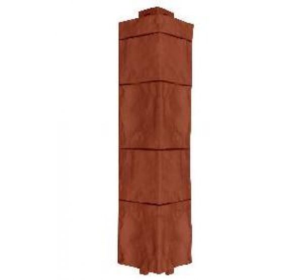 Угол наружный для Цокольного сайдинга Терракот от производителя Canada Ridge по цене 220 р Угол наружный для Цокольного сайдинга Терракот от производителя Canada Ridge по цене 220 р