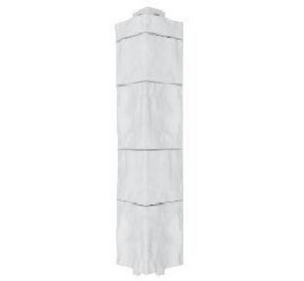 Угол наружный для Цокольного сайдинга Белый от производителя  Canada Ridge по цене 220 р