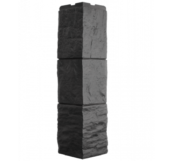 Угол наружный коллекция Блок Тёмно-серый от производителя  Fineber по цене 490 р