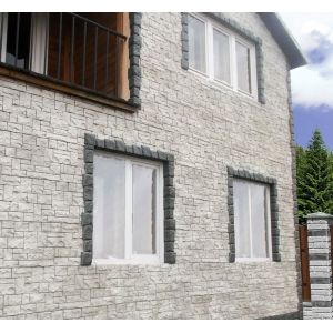 Фасадные панели (цокольный сайдинг) коллекция камень дикий - Жемчужный от производителя Fineber по цене 740 р Фасадные панели (цокольный сайдинг) коллекция камень дикий - Жемчужный от производителя Fineber по цене 740 р