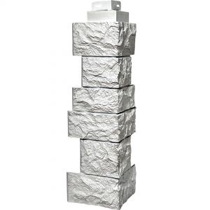 Угол наружный коллекция Дикий камень Мелованный белый от производителя Fineber по цене 590 р Угол наружный коллекция Дикий камень Мелованный белый от производителя Fineber по цене 590 р