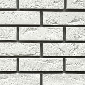 Фасадные панели Кирпич Баварский - Белый от производителя  Fineber по цене 590 р