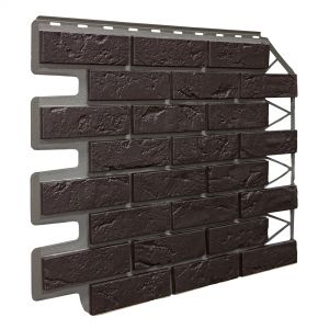 Фасадные панели Кирпич Баварский - Тёмно- коричневый от производителя Fineber по цене 590 р Фасадные панели Кирпич Баварский - Тёмно- коричневый от производителя Fineber по цене 590 р