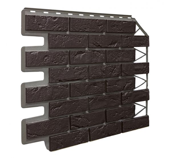 Фасадные панели Кирпич Баварский - Тёмно- коричневый от производителя Fineber по цене 590 р Фасадные панели Кирпич Баварский - Тёмно- коричневый от производителя Fineber по цене 590 р