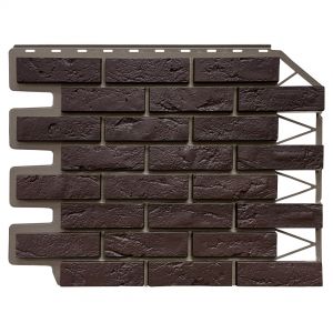 Фасадные панели Кирпич Баварский - Тёмно- коричневый от производителя Fineber по цене 590 р Фасадные панели Кирпич Баварский - Тёмно- коричневый от производителя Fineber по цене 590 р