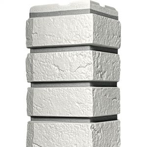 Угол наружный Коллекция кирпич баварский Белый от производителя  Fineber по цене 540 р