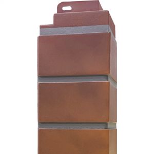 Угол наружный Кирпич Клинкерный 3D Керамически черный от производителя  Fineber по цене 490 р