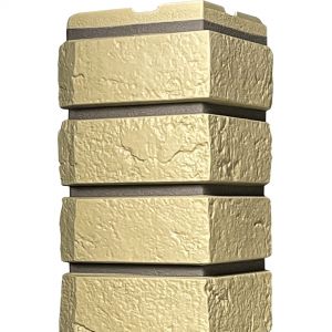 Угол наружный Коллекция кирпич баварский Песочный от производителя  Fineber по цене 540 р