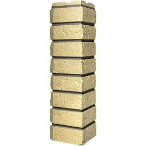 Угол наружный Коллекция кирпич баварский Песочный от производителя  Fineber по цене 540 р