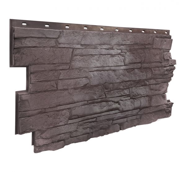 Фасадные панели (цокольный сайдинг) коллекция Скала - Желто-коричневый от производителя Fineber по цене 740 р Фасадные панели (цокольный сайдинг) коллекция Скала - Желто-коричневый от производителя Fineber по цене 740 р