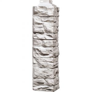 Угол наружный коллекция Скала Мелованный белый от производителя  Fineber по цене 590 р