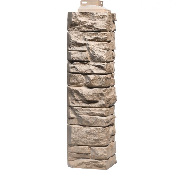 Угол наружный коллекция Скала Песочный от производителя  Fineber по цене 590 р