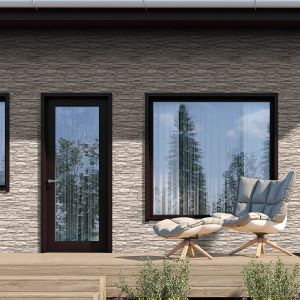 Фасадные панели Скол - Светло- бежевый от производителя Fineber по цене 565 р Фасадные панели Скол - Светло- бежевый от производителя Fineber по цене 565 р