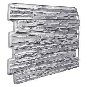 Фасадные панели Скол - Светло- серый от производителя Fineber по цене 565 р Фасадные панели Скол - Светло- серый от производителя Fineber по цене 565 р