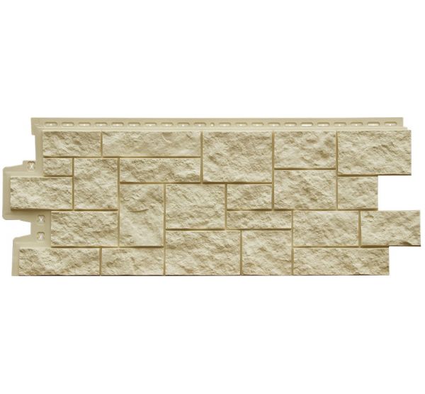 Фасадные панели Стандарт Дикий камень Бежевый от производителя Grand Line по цене 485 р Фасадные панели Стандарт Дикий камень Бежевый от производителя Grand Line по цене 485 р