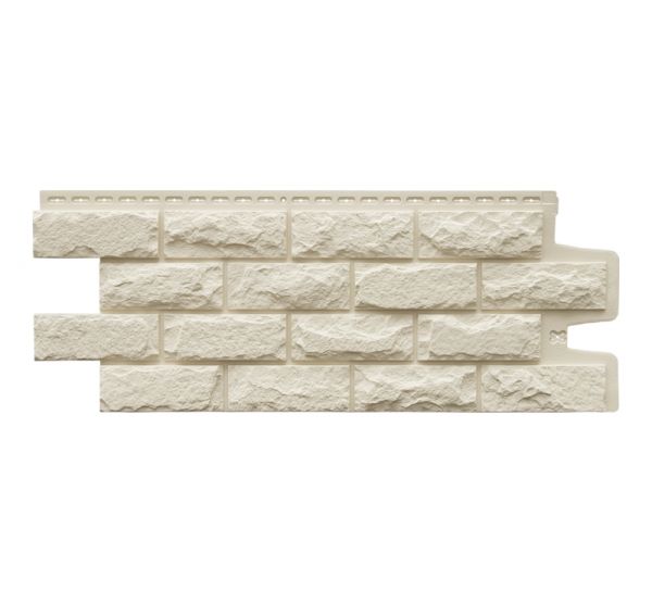 Фасадные панели Стандарт Камень колотый Молочный от производителя  Grand Line по цене 513 р