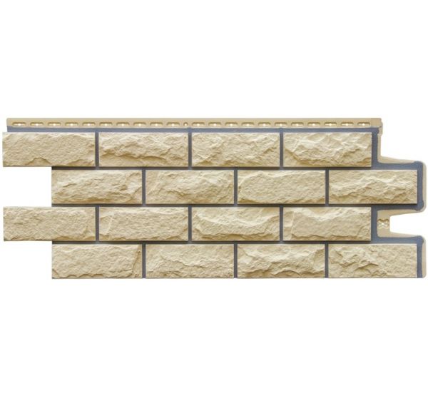 Фасадные панели Премиум Камень колотый Бежевый (Шампань) от производителя  Grand Line по цене 633 р