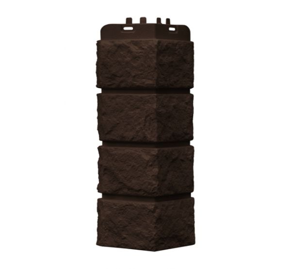 Угол Стандарт Камень колотый Шоколадный (Коричневый) от производителя  Grand Line по цене 552 р