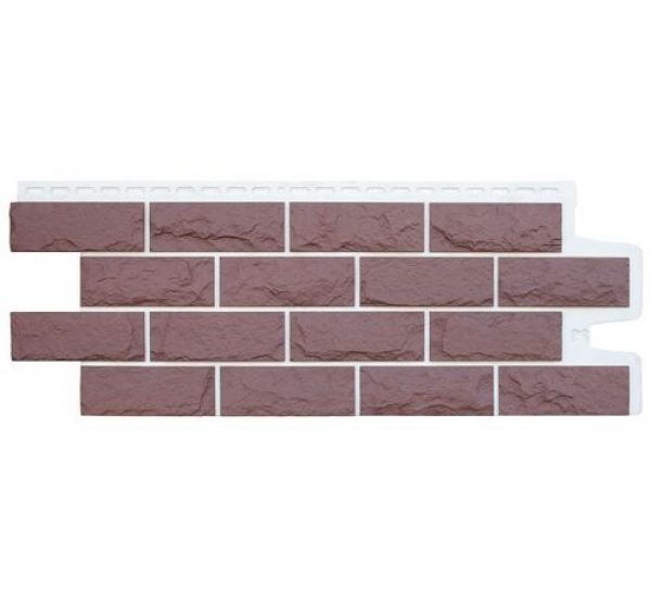 Фасадные панели Колотый Камень Элит Каштан (белый шов) от производителя Grand Line по цене 740 р Фасадные панели Колотый Камень Элит Каштан (белый шов) от производителя Grand Line по цене 740 р