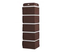 Угол Премиум состаренный кирпич Каштан (Белый шов) Угол Премиум состаренный кирпич Каштан (Белый шов)