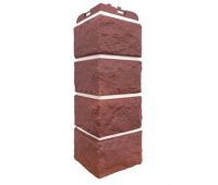 Угол наружный Колотый Камень Элит Корица (белый шов) Угол наружный Колотый Камень Элит Корица (белый шов)