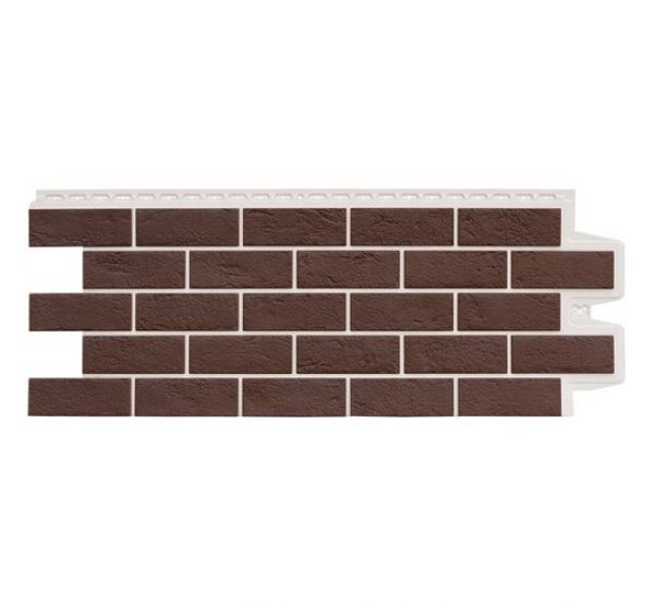 Фасадные панели Cостаренный кирпич Элит Каштан белый ШОВ от производителя Grand Line по цене 720 р Фасадные панели Cостаренный кирпич Элит Каштан белый ШОВ от производителя Grand Line по цене 720 р