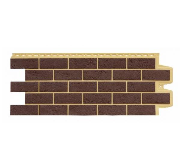 Фасадные панели Cостаренный кирпич Элит Каштан песочный ШОВ от производителя  Grand Line по цене 720 р