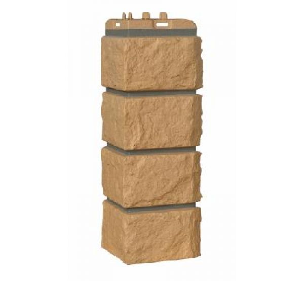 Угол Премиум Камень колотый Песочный (Горчичный) от производителя  Grand Line по цене 708 р