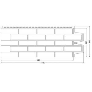 Фасадные панели Стандарт состаренный кирпич Шоколадный (Коричневый) от производителя Grand Line по цене 523 р Фасадные панели Стандарт состаренный кирпич Шоколадный (Коричневый) от производителя Grand Line по цене 523 р