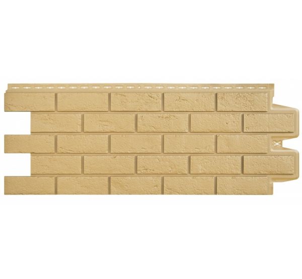 Фасадные панели Стандарт состаренный кирпич Песочный от производителя Grand Line по цене 523 р Фасадные панели Стандарт состаренный кирпич Песочный от производителя Grand Line по цене 523 р